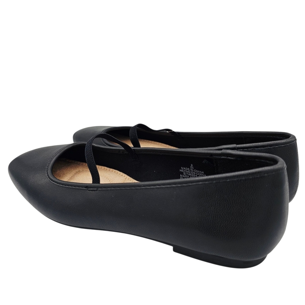 Old Navy #745324 Black Mary Jane Square-Toe Ballet Flats NWT - Picture 5 of 10
